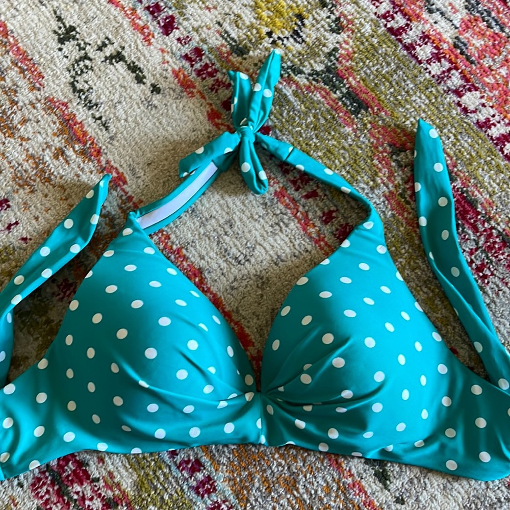 Rockabilly pinup swim top